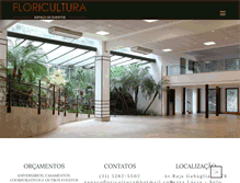 Tablet Screenshot of espacofloricultura.com